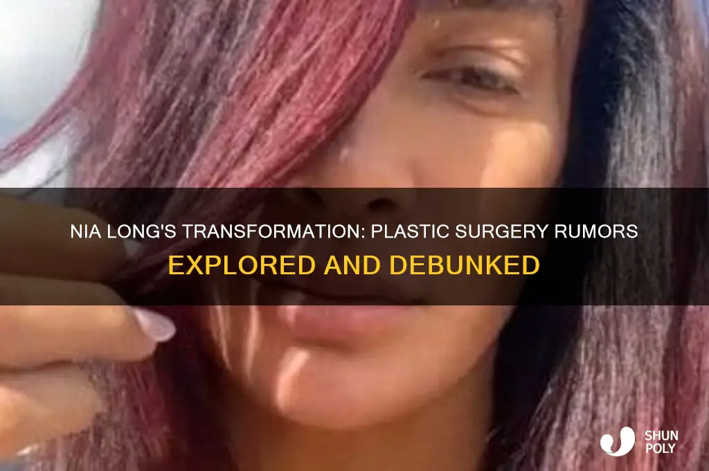 did nia long get plastic surgery