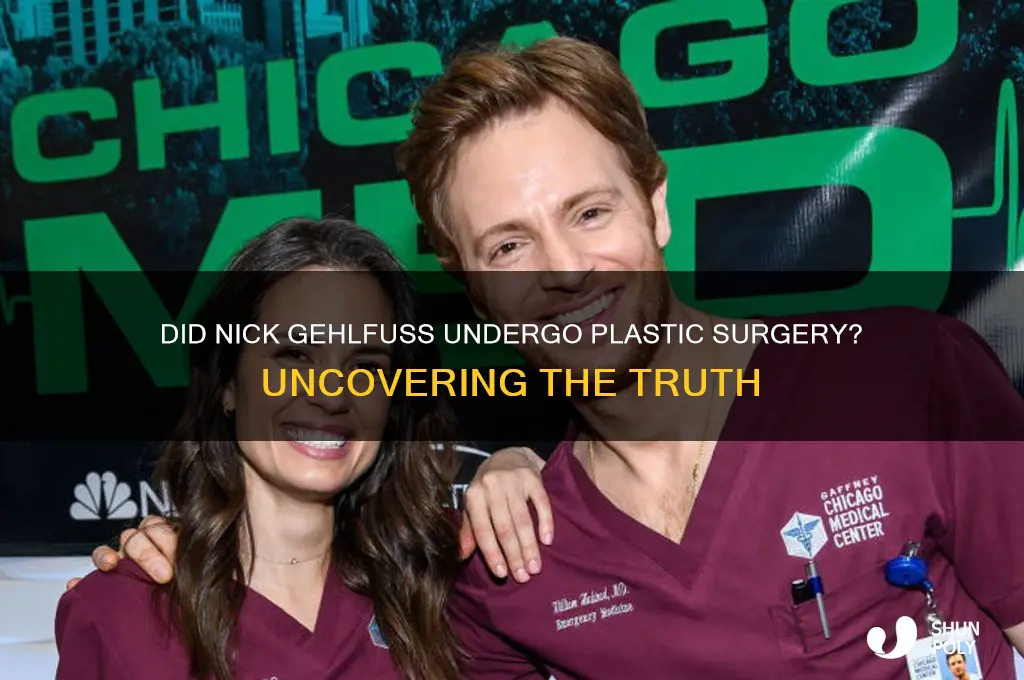 did nick gehlfuss have plastic surgery