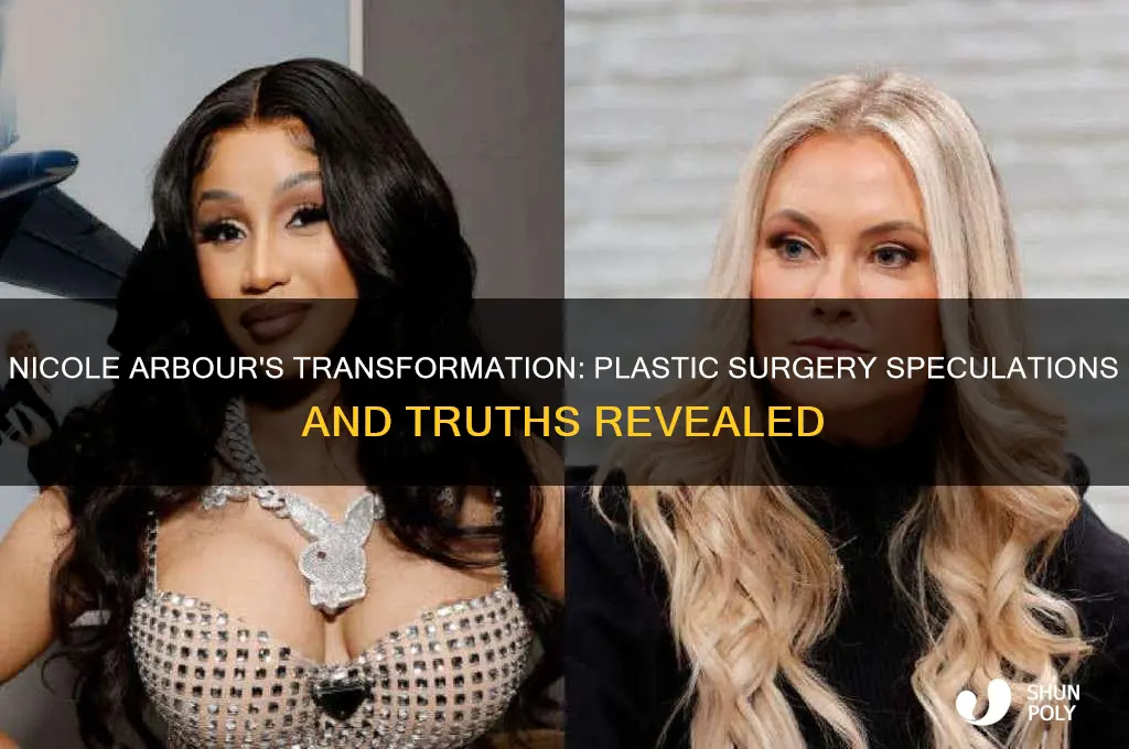 did nicole arbur get plastic surgery