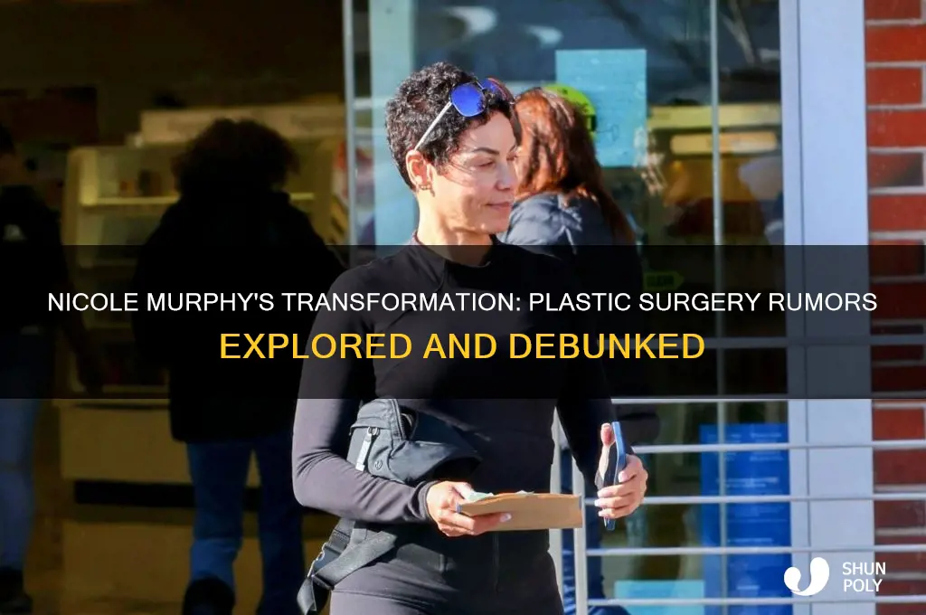 did nicole murphy have plastic surgery