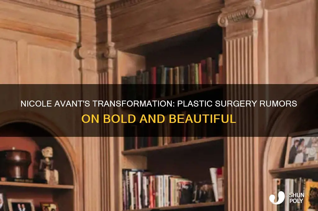 did nicole on bold and beautiful have plastic surgery