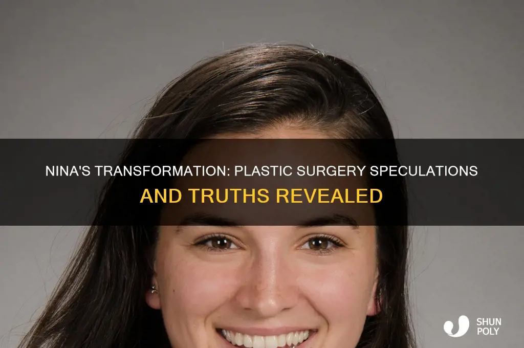 did nina get plastic surgery