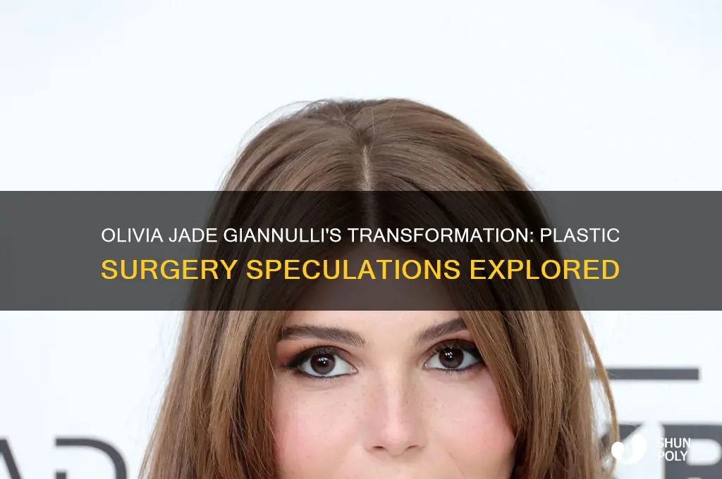 did olivia jade giannulli have plastic surgery