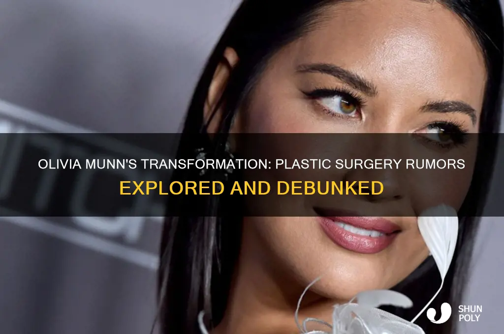 did olivia munn get plastic surgery