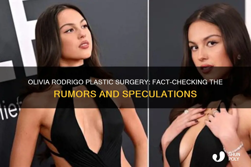 did olivia rodrigo have plastic surgery