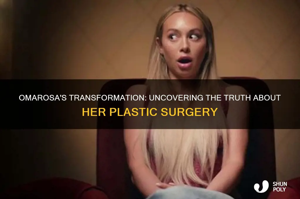 did omarosa have plastic surgery