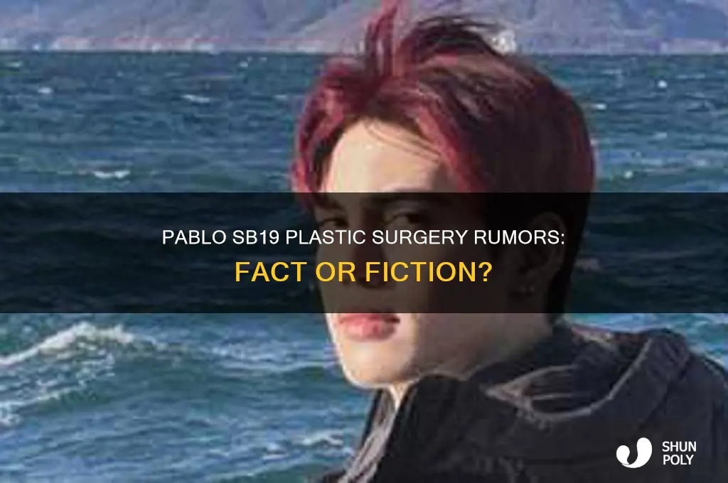 did pablo sb19 had plastic surgery