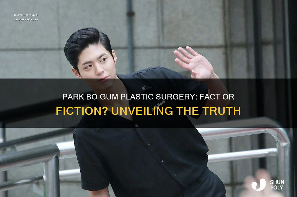 did park bo gum have plastic surgery