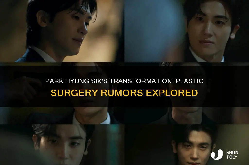 did park hyung sik go for plastic surgery