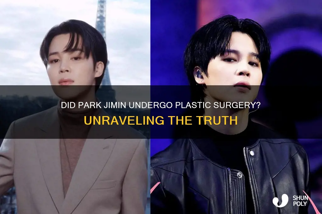 did park jimin get plastic surgery