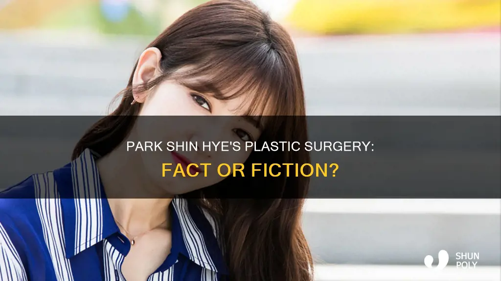 did park shin hye do plastic sugery