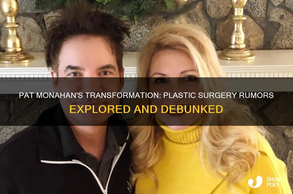 did pat monahan have plastic surgery