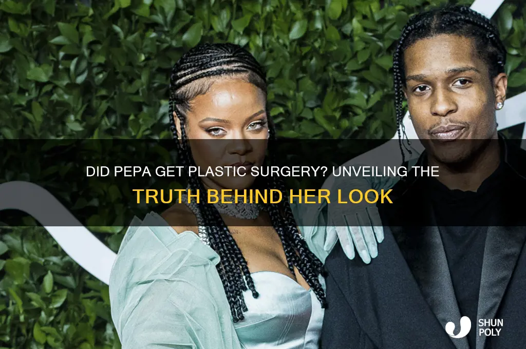 did pepa get plastic surgery