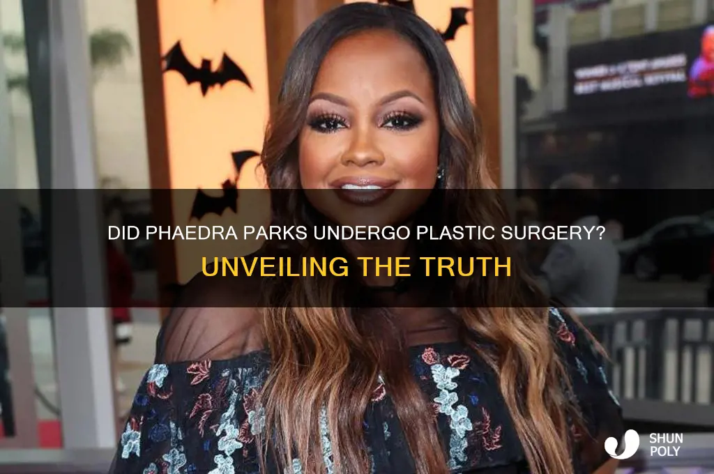 did phaedra have plastic surgery