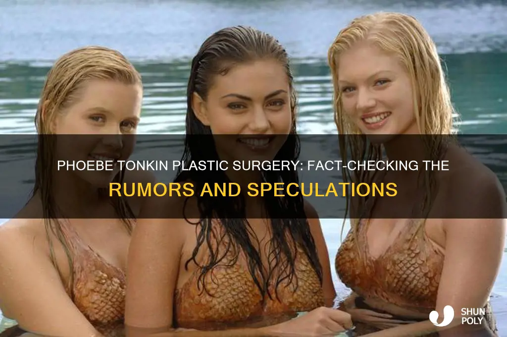did phoebe tonkin get plastic surgery