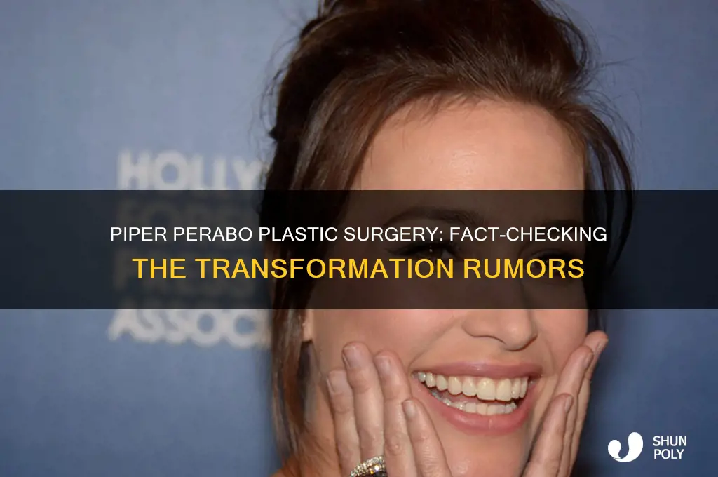 did piper perabo have plastic surgery