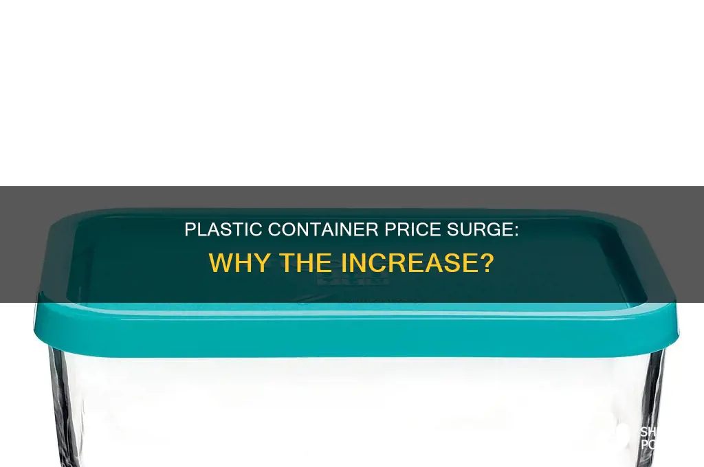 did plastic containers go up in price