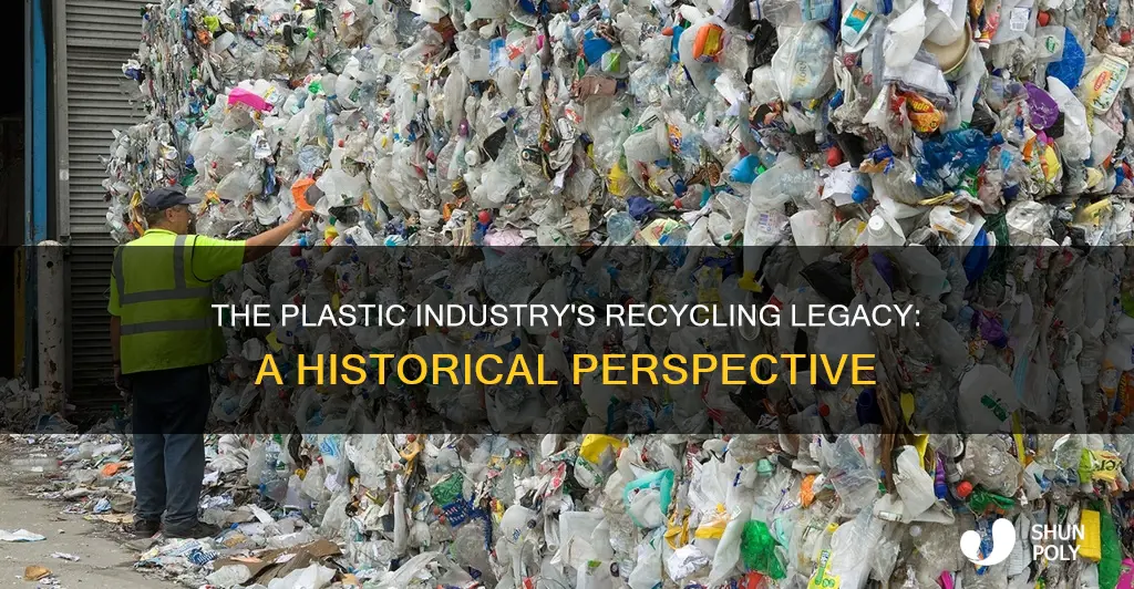 did plastic industry recycling for decades