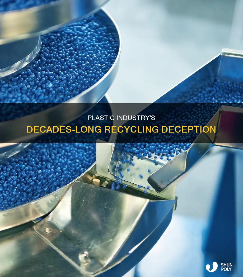 did plastic industry recycling for decades