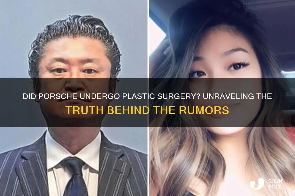did porsche have plastic surgery