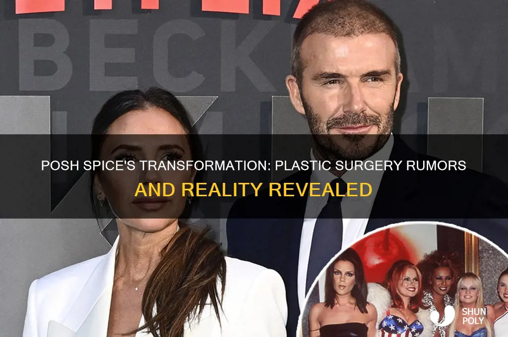 did posh spice have plastic surgery