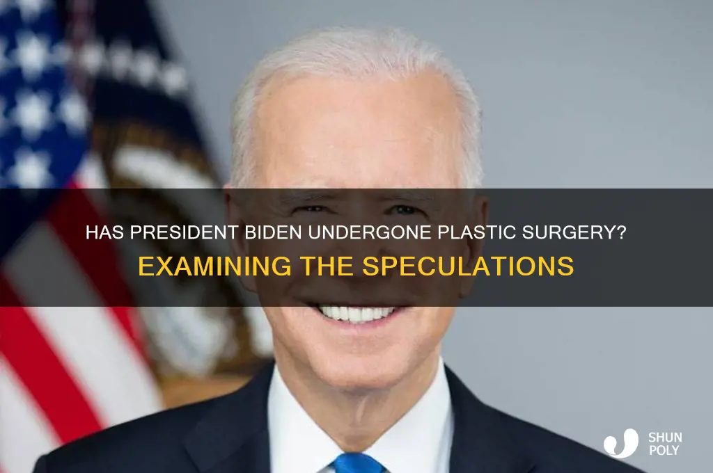 did president biden have plastic surgery
