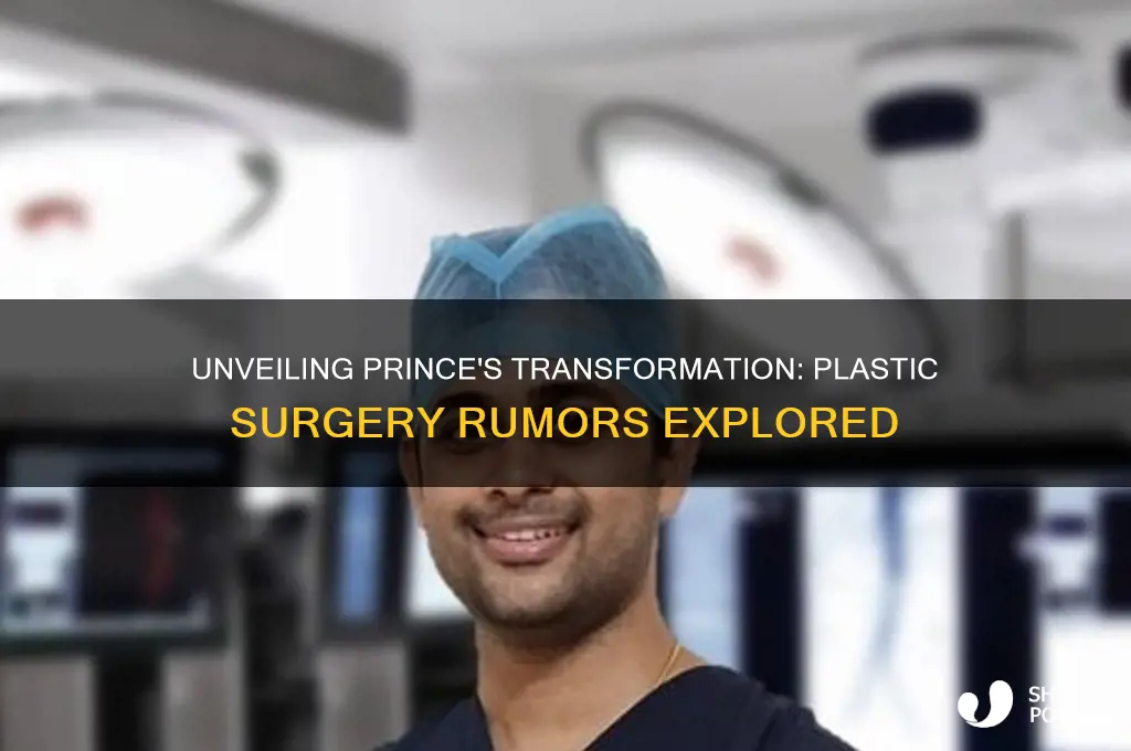 did prince have plastic surgery