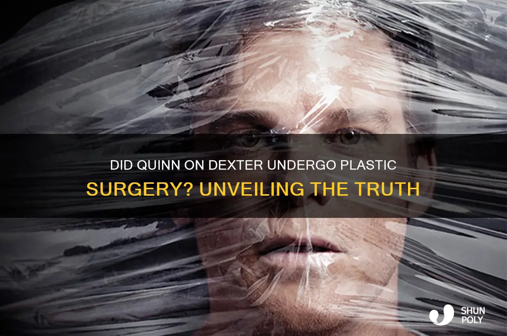 did quinn on dexter have plastic surgery