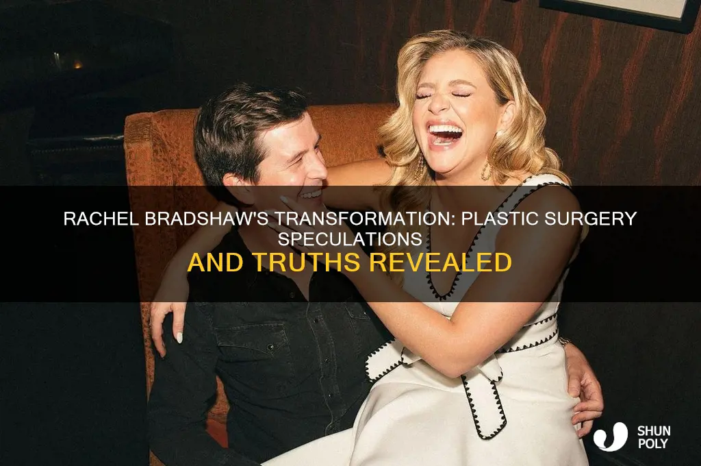 did rachel bradshaw have plastic surgery