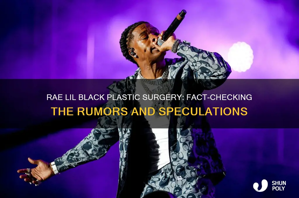 did rae lil black get plastic surgery