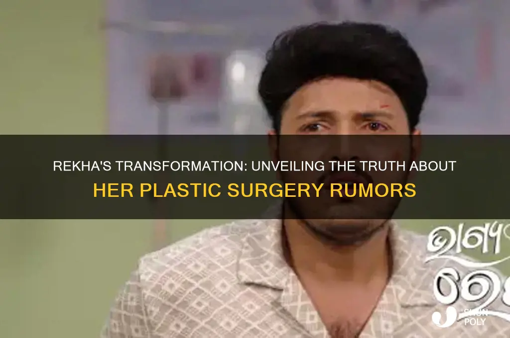 did rekha get plastic surgery