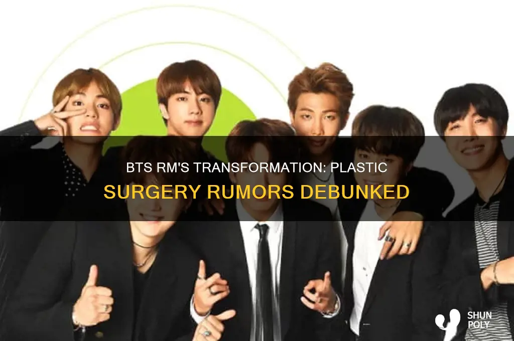 did rm from bts had plastic surgery