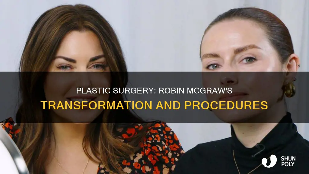 did robin mcgraw have plastic surgury