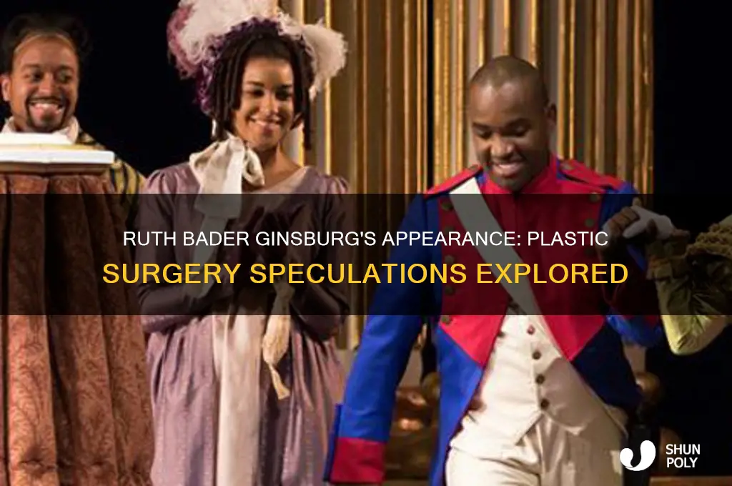 did ruth bader ginsburg have plastic surgery