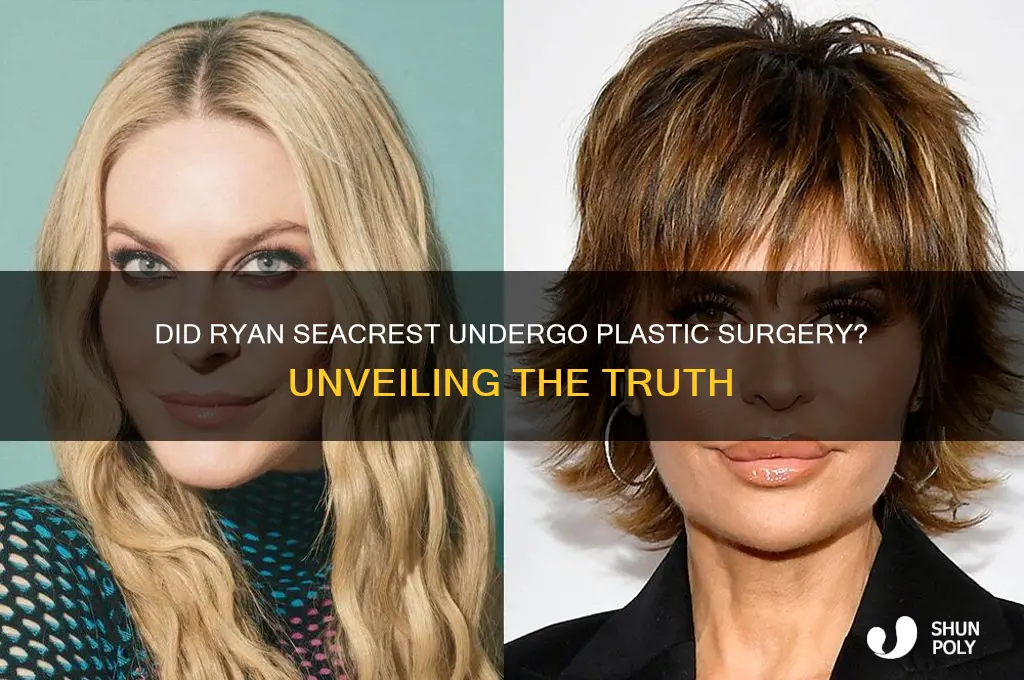 did ryan seacrest get plastic surgery