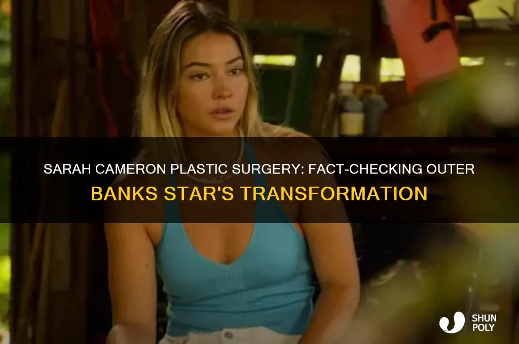 did sarah cameron have plastic surgery