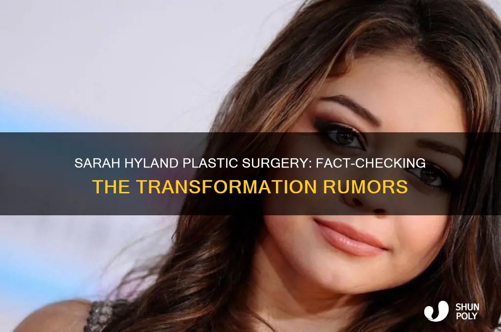 did sarah highland have plastic surgery