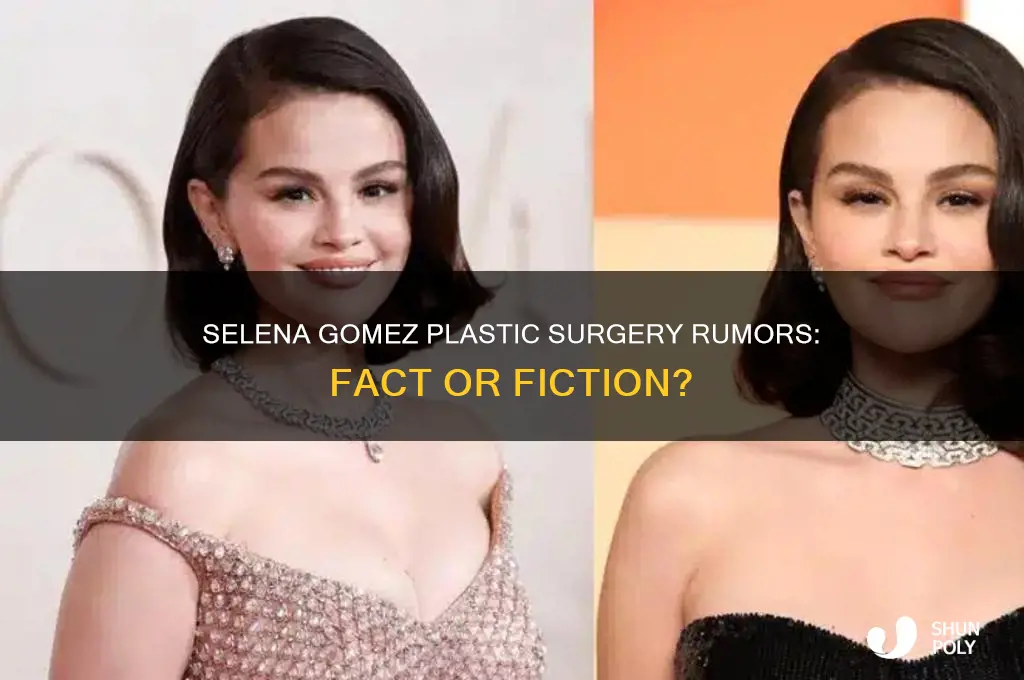 did selena gomez get plastic
