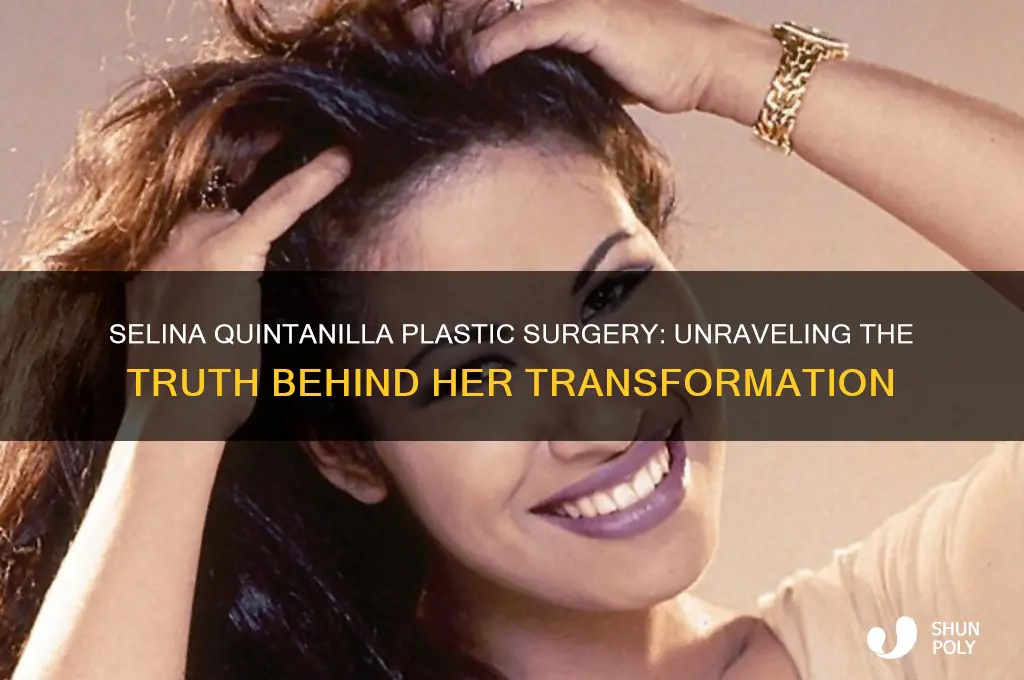 did selina quintanilla have plastic surgery