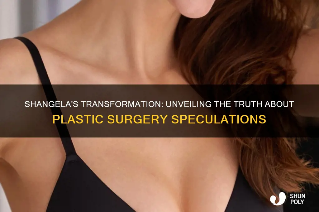 did shangela have plastic surgery