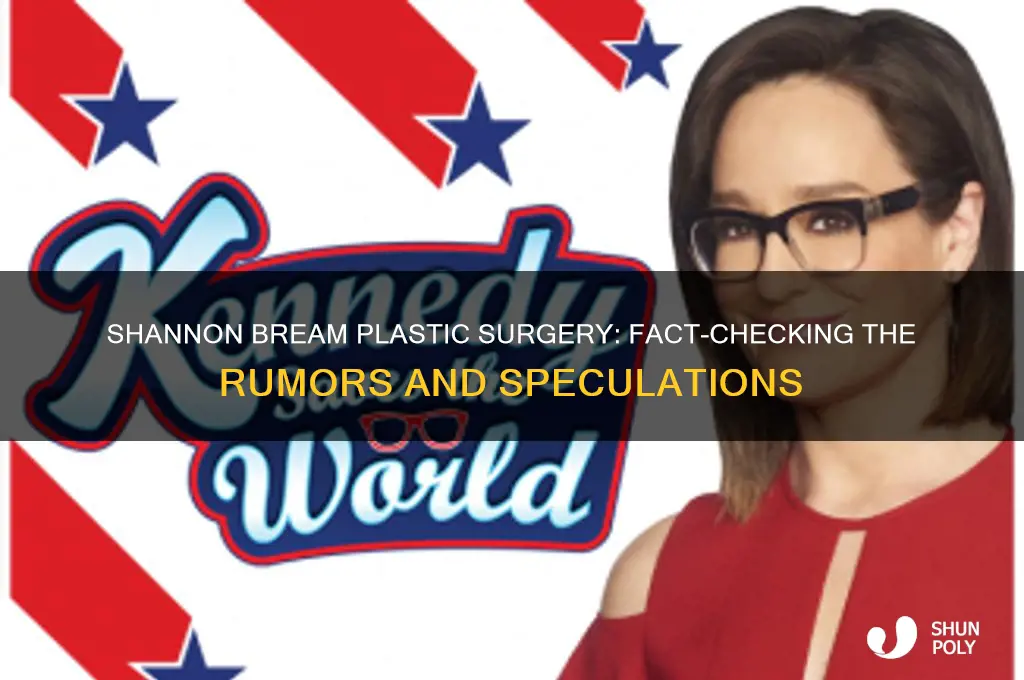 did shannon bream have plastic surgery