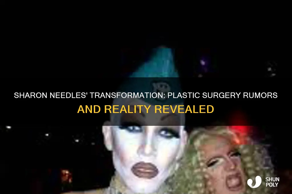 did sharon needles get plastic surgery
