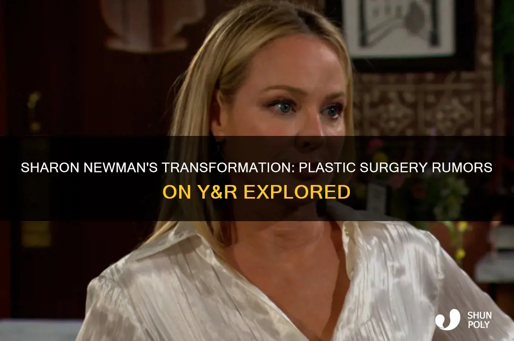 did sharon on y&r have plastic surgery