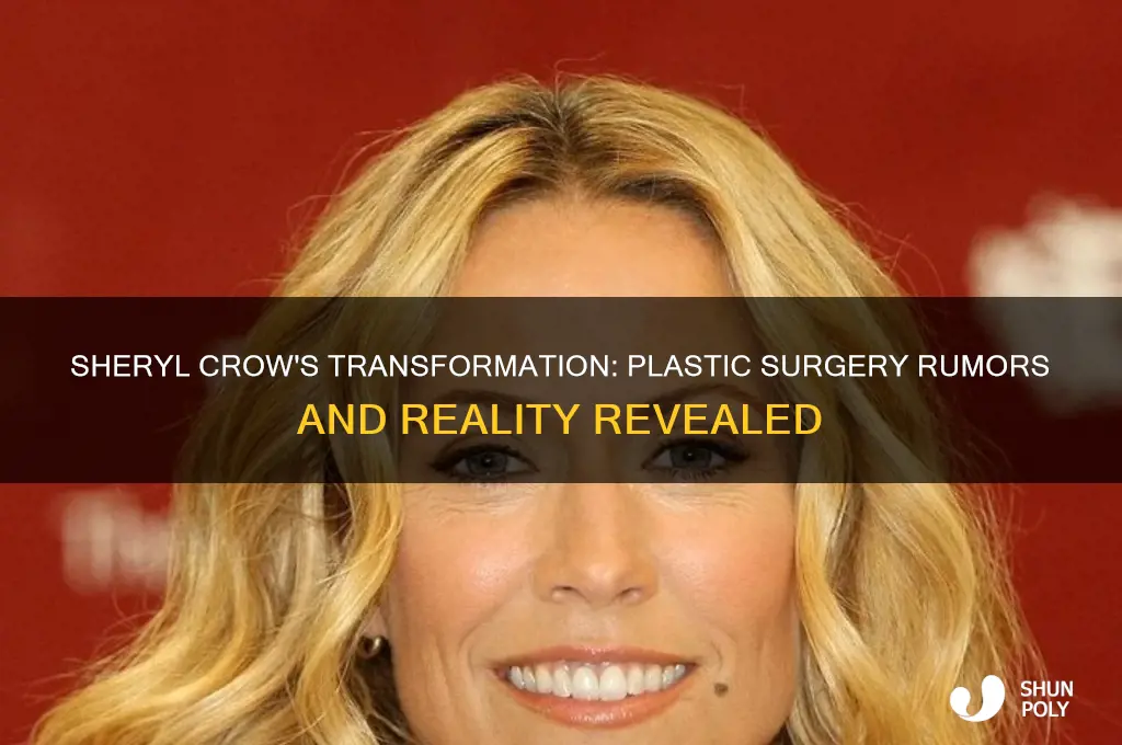 did sheryl crow have plastic surgery
