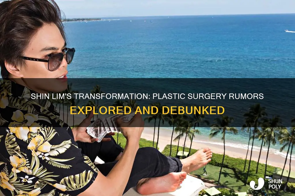 did shin lim get plastic surgery