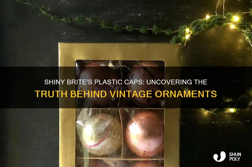 did shiny brite make plastic caps