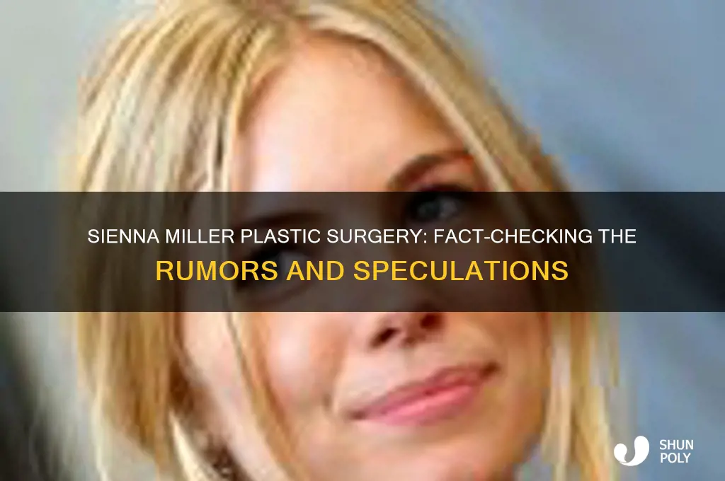 did sienna miller have plastic surgery