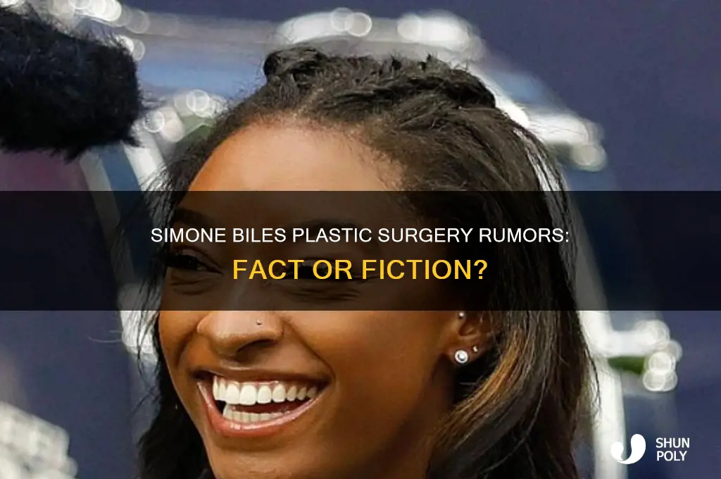 did simone biles have plastic surgery