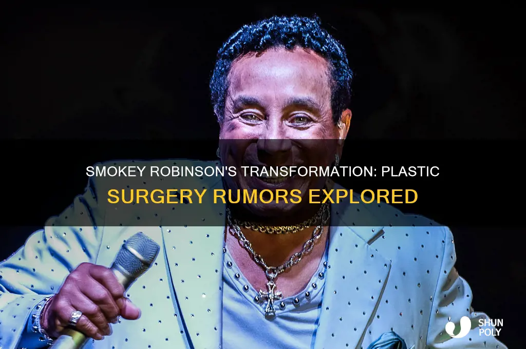 did smokey robinson have plastic surgery