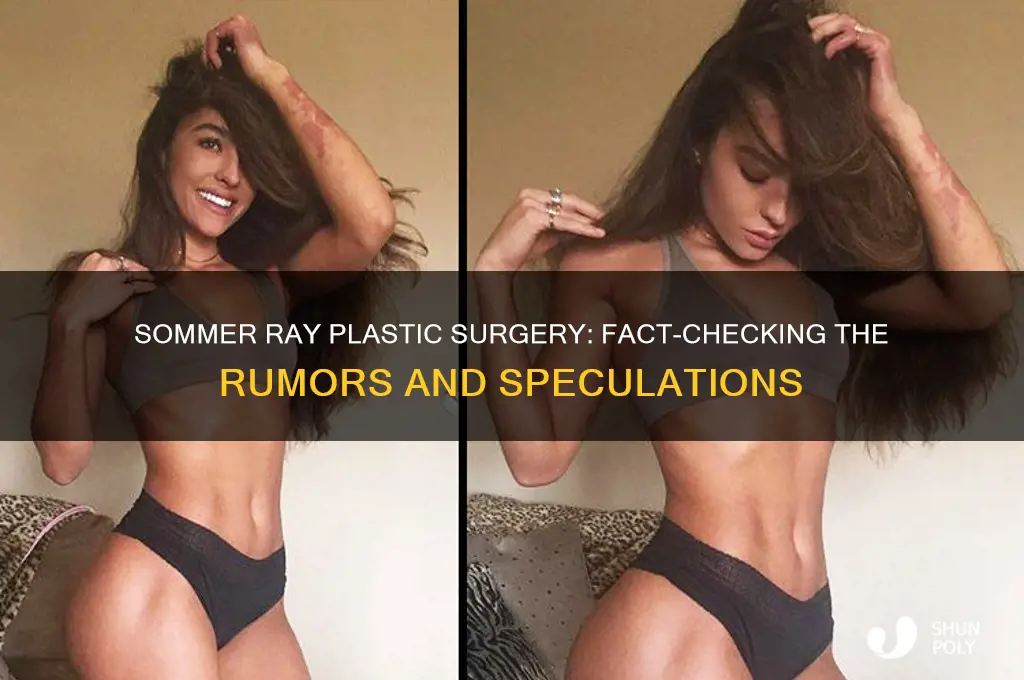 did sommer ray get plastic surgery
